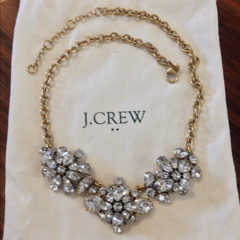 J. Crew Crystal Statement Necklace